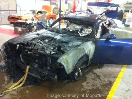 A 2011 Dodge Challenger Srt8 392 Burns On Brampton